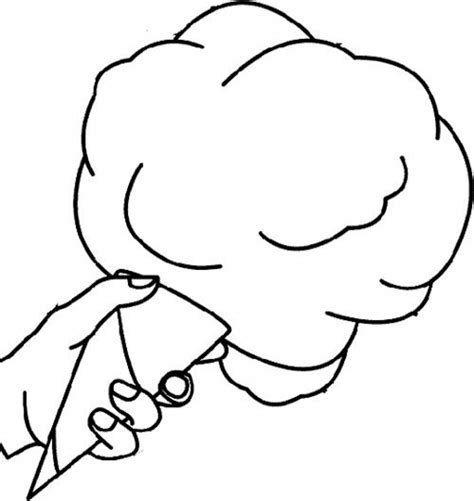 Cotton Candy Coloring Coloring Pages