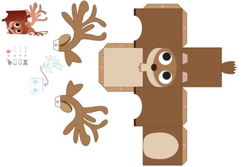 Паперкрафт: схеми та викрійки іграшок з паперу | Бумажные поделки ...