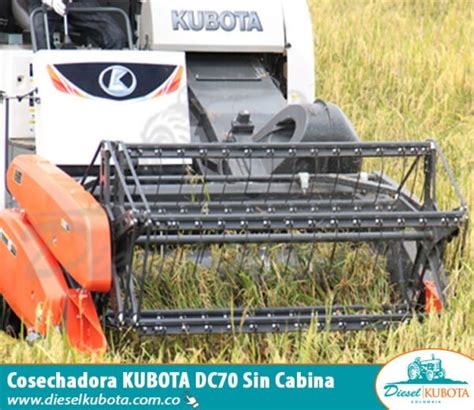 Cosechadora De Arroz Kubota Dc Tractores De Colombia Tractores