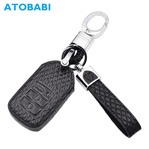 Atobabi Microfiber Leather Car Key Case Protector Skin For Honda