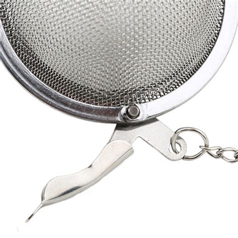 Mesh Tea Infuser Stainless Steel Strainer Ball Egg Shaped N5 Free Image