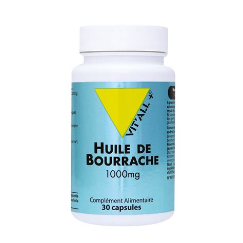 Huile De Bourrache 1000mg 30 Capsules Vit All Belvibio