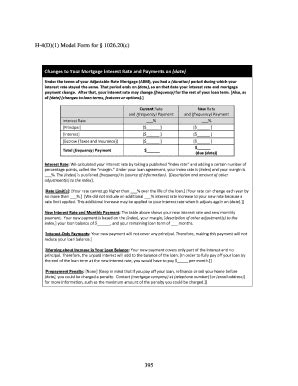 Fillable Online H D Model Form For C Bankersonline