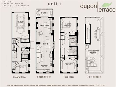 Luxury Townhouse Floor Plans – The Urban Decor