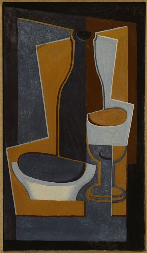 Bouteille Bol Et Verre By Juan Gris Artchive