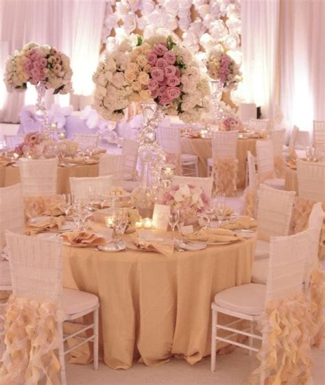 Ivory And Gold Wedding Decorations