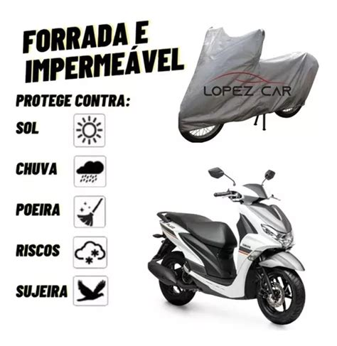 Capa Cobrir Moto Yamaha Fluo Forrada E Imperme Vel Mercadolivre