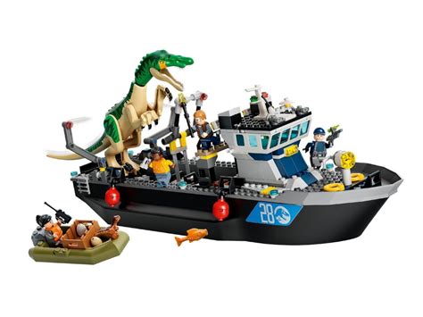 LEGO Jurassic World 76942 Побег динозавра барионикса на лодке ...