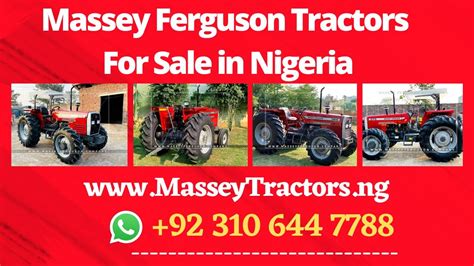 Massey Ferguson Tractors Nigeria Massey Ferguson Tractors Dealer Nigeria Massey Ferguson