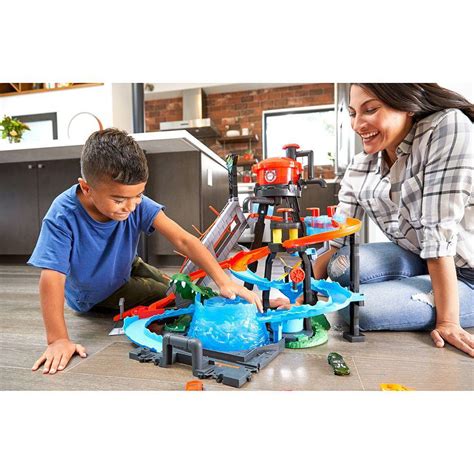 Pista Hot Wheels Lava Rapido Ataque Jacaré FTB67 Mattel Pistas Magazine Luiza