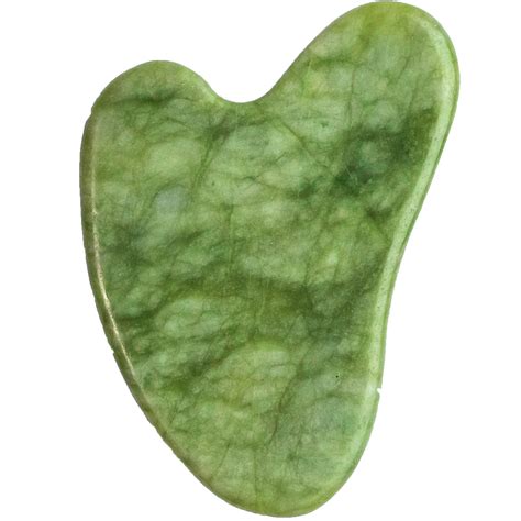 Gua Sha de jade verde Lavandula Cosmética