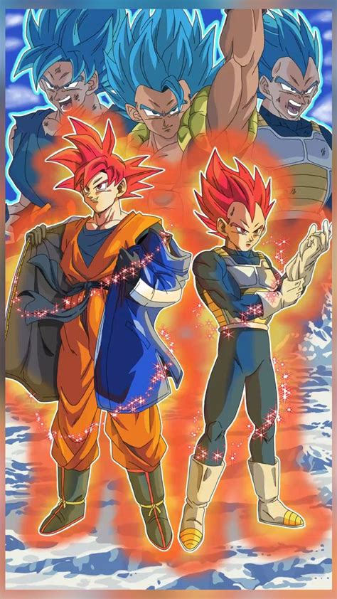 Goku And Vegeta Artwork Dragon Ball Super