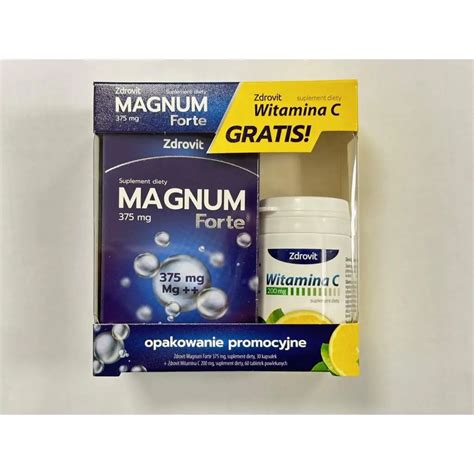 Zdrovit Magnum Forte Kapsu Ek Zdrovit Witamina C Mg Tabletek