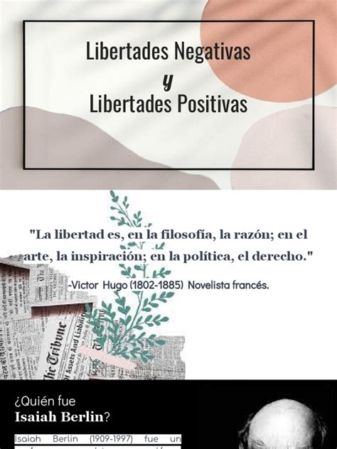 Liberdades Negativas E Positivas
