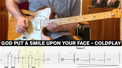 God Put A Smile Upon Your Face Coldplay Cover Guitar Tab Tutorial