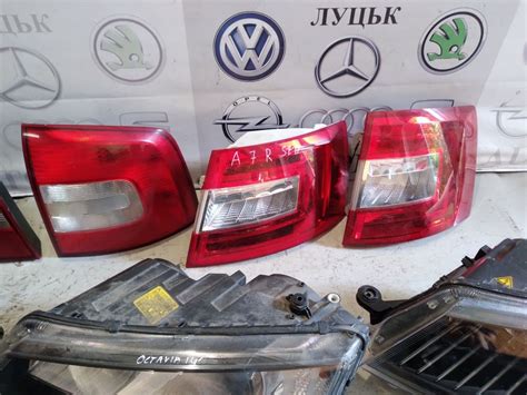 Фара фари фары skoda oktavia a5 a7 шкода октавія а5 а7 стоп габарит: 60 ...