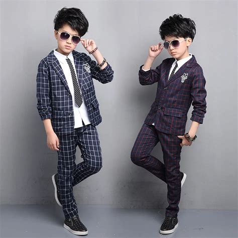 Toddler Boys Clothing Sets Autumn Spring Kids Gentleman Suits Cotton