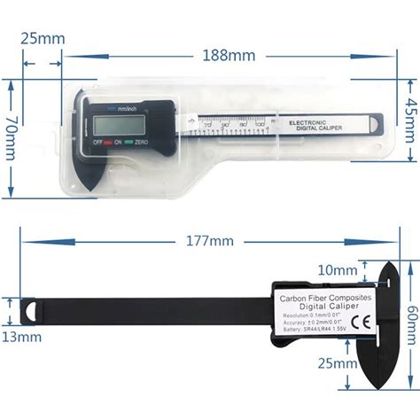 Digitale Elektronische Schuifmaat Mm Schuifmaat Vicedeal