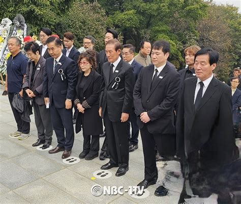 제44주기 박정희 대통령 추도식에 참석한 이상열 전 대통령 경호관