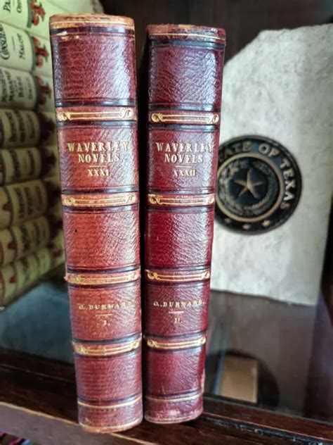 Waverly Quentin Durward Volumes Sir Walter Scott Dition Cadell