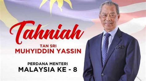 Foto Raja Malaysia Tunjuk Muhyiddin Yassin Sebagai Perdana Menteri Baru