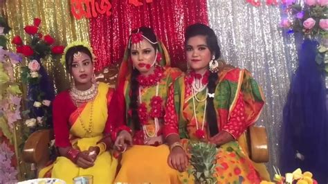 গ্রামের গায়ে হলুদের বিডিও।bangladeshi Village Weding Video ভাগ্নির