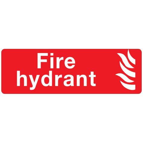 Vibrant, High-Quality Fire Hydrant Sign Stickers