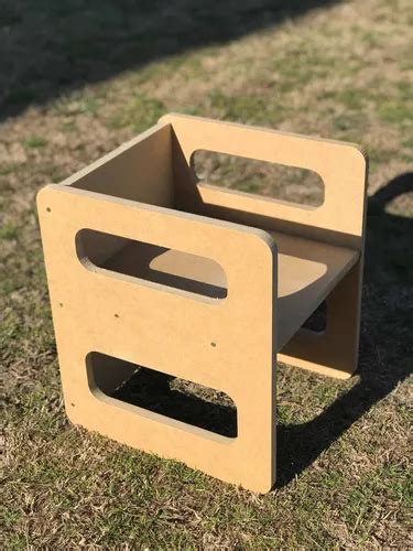 Silla Cubo Montessori 3 En 1 Silla 2 Posiciones Mesa En Venta En