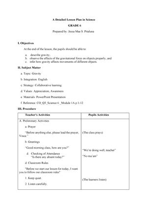 Tie Dye 4 As Semi Detailed Lesson Plan In Art GRADE 4 Prepared By