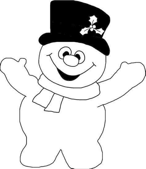 Kolorowanki Frosty The Snowman Malowanki Do Wydruku