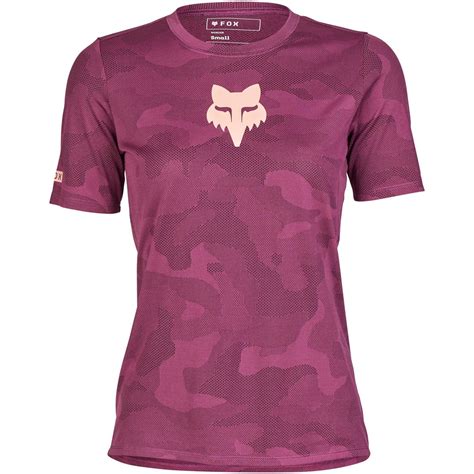 Fox Girls MTB Jersey Kurzarm Ranger Tru Dri Sangria Maciag Offroad