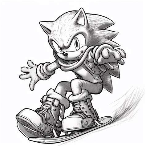 Disegni Di Sonic Da Colorare 16 Uniche Di Sonic The Hedgehog Da Colorare