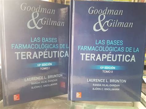 Libro Las Bases Farmacológicas De La Terapéutica Goodman Gil Envío gratis