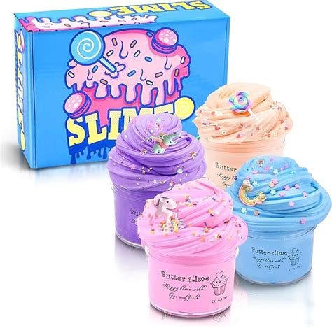 Schleim Putty Fluffy Diy Schleim Kinder Set St Ck Butter Slime Hot Sex Picture