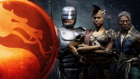 Mortal Kombat 11 Aftermath Fujin Sheeva And Robocop Mortal Kombat 11