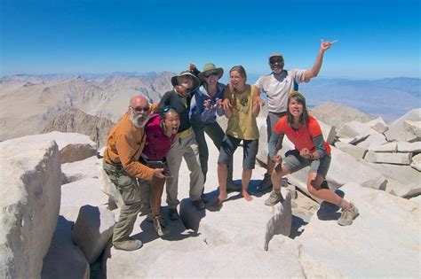 Group on Mt Whitney summit | The great outdoors, Tours, Natural landmarks