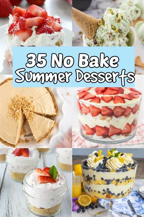 No Bake Summer Desserts 35 No Bake Desserts For Summer Artofit