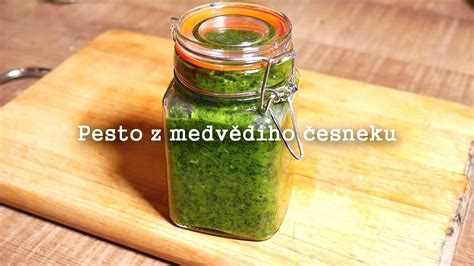 Pesto z medvědího česneku Jarní super klasika