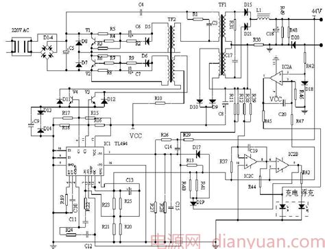 48v20an充电器电路图 48v20a充电器电路图 48v锂电充电器电路图 第5页 大山谷图库