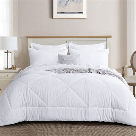 Ruikasi White King Comforter Set Pieces King Bed In A Bag Comforter