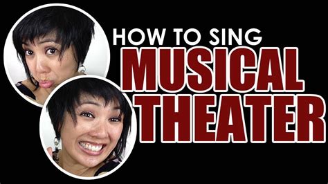 Musical Theatre Singing Styles Musical Mum