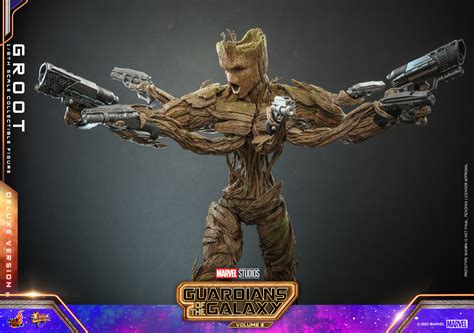 Hot Toys MMS707 1 6 Guardians of the Galaxy Vol 3 Groot Deluxe Version AcareToys จำหนาย