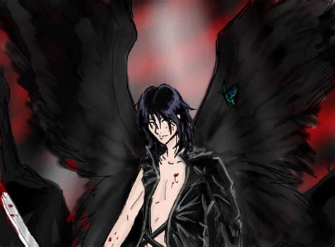 Black Winged Angel By Keimei Kitagawa On Deviantart