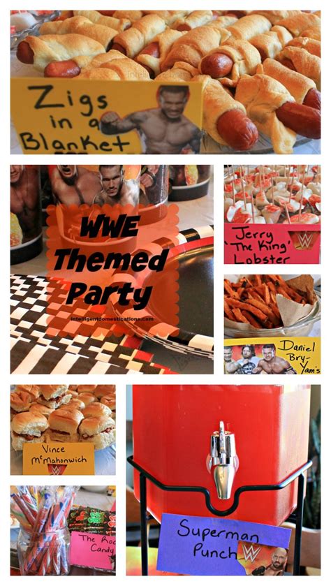 Wwe Theme Party Intelligent Domestications