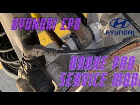 Hyundai Electronic Parking Brake Service Mode No Scan Tool Youtube