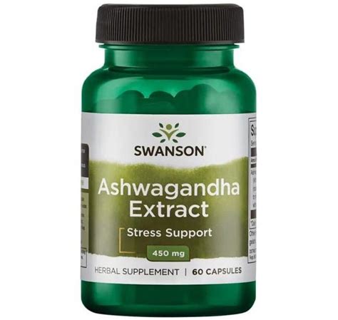 SWANSON Ashwagandha Extrakt 60 Kapseln SWANSON MARKEN DERMOeco