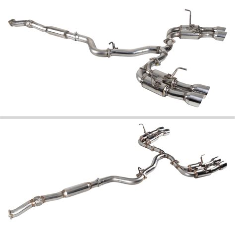 Subaru Wrx Sti Quad Tip Stainless Steel Catback Exhaust System