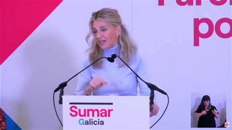 Díaz enfatiza las diferencias de Sumar con BNG y PSOE para atraer a los