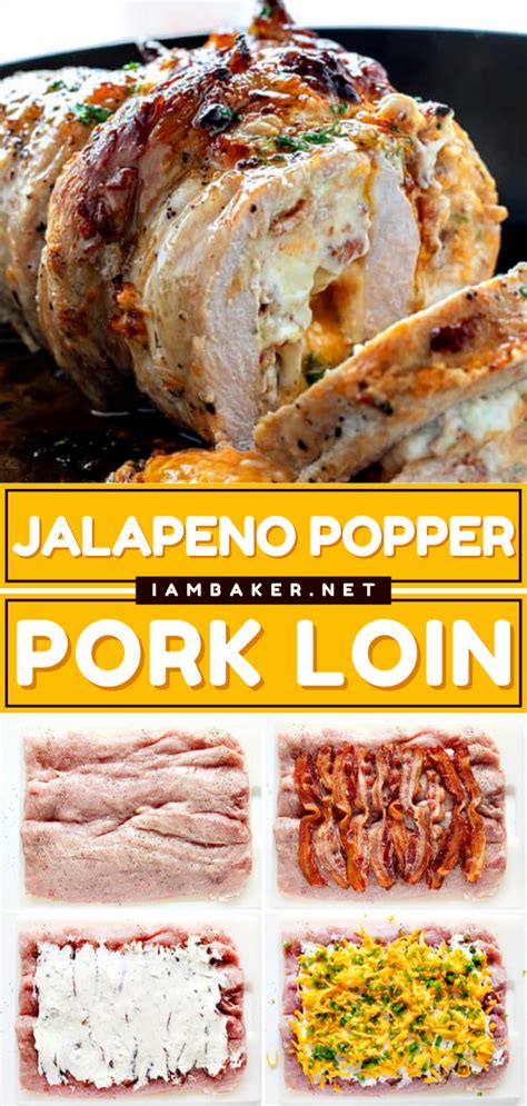 Jalapeno Popper Pork Loin Recipe Tenderloin Recipes Recipes Pork