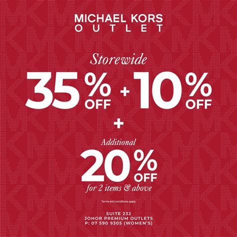 1 28 Aug 2022 Michael Kors Special Sale At Johor Premium Outlets